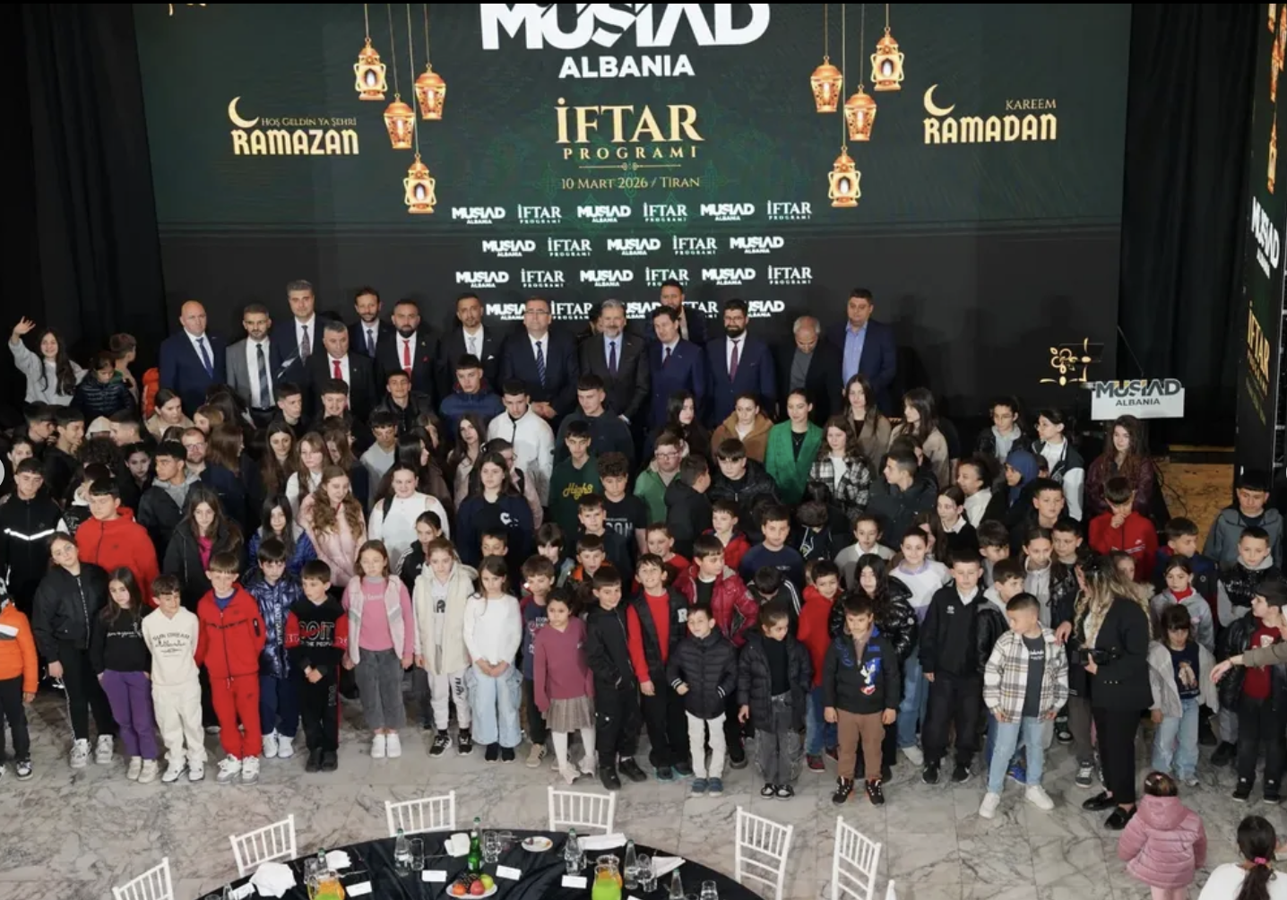 İftarı në MÜSİAD Shqipëri: Bekimet e Ramazanit u ndanë me fëmijët jetimë dhe mysafirët tanë të nderuar